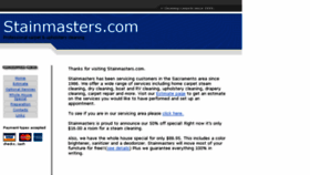 What Stainmasters.com website looked like in 2015 (8 years ago)