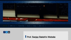 What Sanjaybakshi.net website looked like in 2015 (8 years ago)