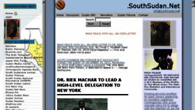 What Southsudan.net website looked like in 2015 (8 years ago)