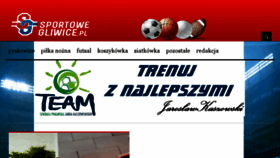 What Sportowegliwice.pl website looked like in 2015 (8 years ago)