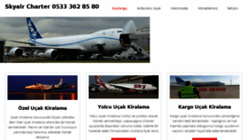What Skyaircharter.com website looked like in 2015 (8 years ago)