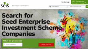 What Seis.co.uk website looked like in 2015 (9 years ago)