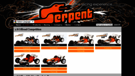 What Serpent.com website looked like in 2015 (8 years ago)
