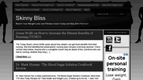 What Skinnybliss.com website looked like in 2015 (8 years ago)
