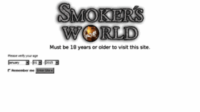 What Smokersworldinc.com website looked like in 2015 (8 years ago)