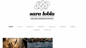 What Saralobla.com website looked like in 2015 (8 years ago)
