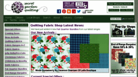 What Secretgardenquilting.co.uk website looked like in 2015 (8 years ago)