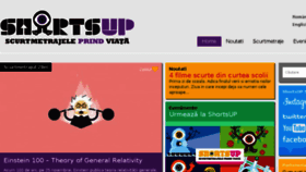 What Shortsup.ro website looked like in 2015 (8 years ago)