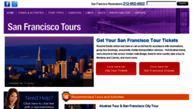 What Sanfranciscotours.us website looked like in 2015 (8 years ago)