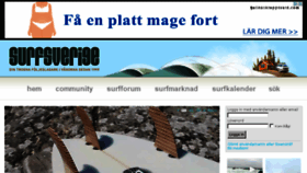 What Surfsverige.se website looked like in 2015 (8 years ago)