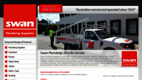 What Swanplumbing.com.au website looked like in 2015 (8 years ago)