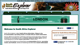 What Southafricaexplorer.co.za website looked like in 2015 (8 years ago)