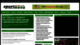 What Sportmenu.net website looked like in 2015 (8 years ago)