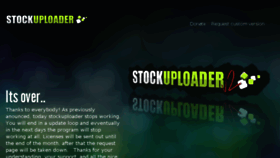 What Stockuploader.com website looked like in 2015 (8 years ago)