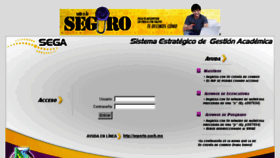 What Sega.uach.mx website looked like in 2015 (8 years ago)
