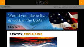 What Scatzy.com website looked like in 2015 (8 years ago)