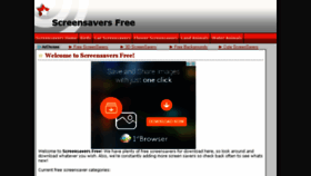 What Screensaversfree.biz website looked like in 2015 (8 years ago)