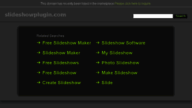 What Slideshowplugin.com website looked like in 2015 (8 years ago)