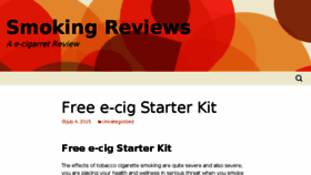 What Smokingreviews.org website looked like in 2015 (8 years ago)