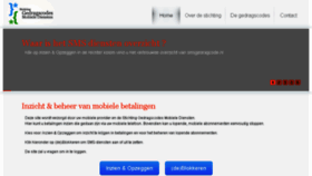 What Smsgedragscode.nl website looked like in 2015 (8 years ago)