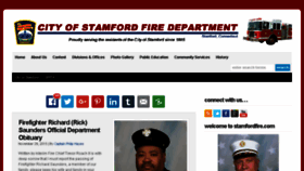What Stamfordfire.com website looked like in 2015 (8 years ago)
