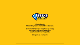 What Sazkaticket.cz website looked like in 2015 (8 years ago)
