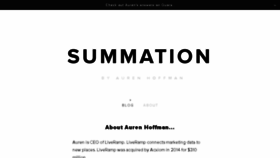 What Summation.net website looked like in 2015 (8 years ago)