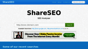 What Shareseo.net website looked like in 2015 (8 years ago)