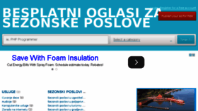 What Sezonac.info website looked like in 2015 (8 years ago)