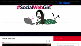What Socialwebgirl.com website looked like in 2015 (8 years ago)