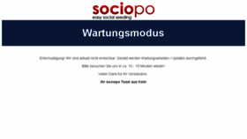 What Sociopo.de website looked like in 2015 (8 years ago)