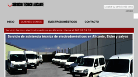 What Serviciotecnicoalicante.com website looked like in 2015 (8 years ago)