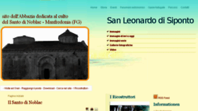 What Sanleonardodisiponto.it website looked like in 2015 (8 years ago)