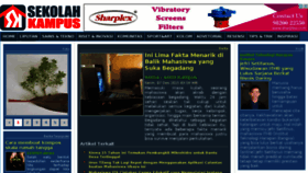What Sekolahkampus.com website looked like in 2015 (8 years ago)