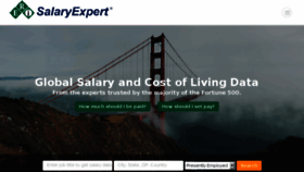 What Salaryexpert.com website looked like in 2015 (8 years ago)
