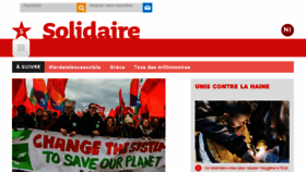 What Solidaire.org website looked like in 2015 (8 years ago)