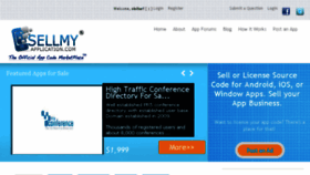 What Sellmyapplication.com website looked like in 2015 (8 years ago)