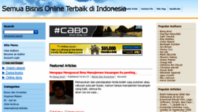 What Semuabisnis.com website looked like in 2015 (8 years ago)
