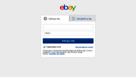 What Signin.ebay.pl website looked like in 2015 (8 years ago)