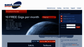 What Saol.com website looked like in 2015 (8 years ago)