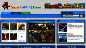 What Supergamingzone.com website looked like in 2015 (8 years ago)