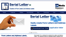 What Serial-letter.com website looked like in 2015 (8 years ago)