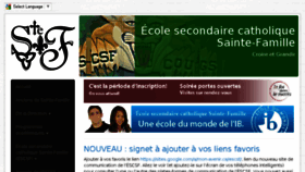What Ste-famille.com website looked like in 2015 (8 years ago)