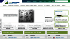 What Ssifbroker.ro website looked like in 2015 (8 years ago)