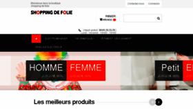 What Shopping-de-folie.com website looked like in 2015 (8 years ago)