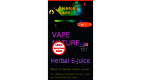 What Shamanvape.com website looked like in 2015 (8 years ago)