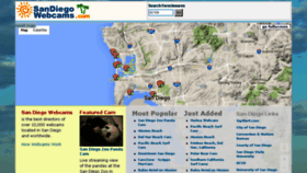 What Sandiegowebcams.com website looked like in 2015 (8 years ago)