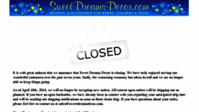 What Sweetdreamsdecor.com website looked like in 2015 (8 years ago)