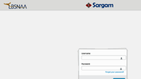 What Sargam.lbsnaa.gov.in website looked like in 2015 (8 years ago)