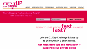 What Stepitupwithsteph.com website looked like in 2015 (8 years ago)